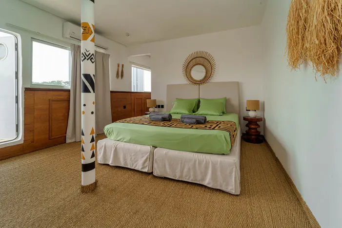 Superior Suite aan boord van de Princesse Ngalessa